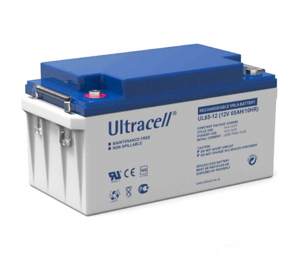 Акумуляторна батарея ULTRACELL UL65-12 AGM 12V 65 Ah White (1866638982)